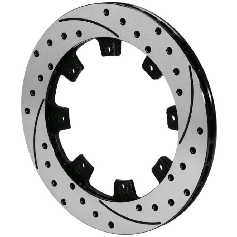 Wilwood Rotor-ULHP Iron RH-SRP BLK Drl 12.19 x .810 - 8 on 7.78in Wilwood Brake Rotors - 2 Piece