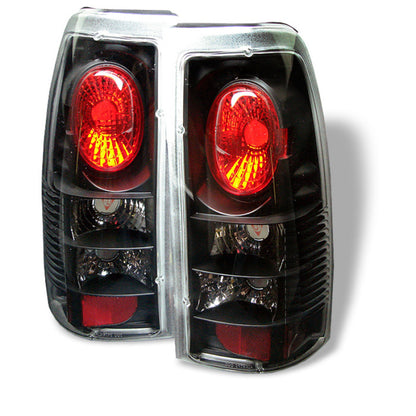 Spyder Chevy Silverado 1500/2500 99-02 (Not Stepside) Euro Style Tail Lights Blk ALT-YD-CS99-BK