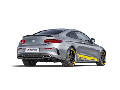 Akrapovic 16-17 AMG C63 Coupe Evolution Line Cat Back (Titanium) w/ Carbon Tips (Req. Link Pipe)