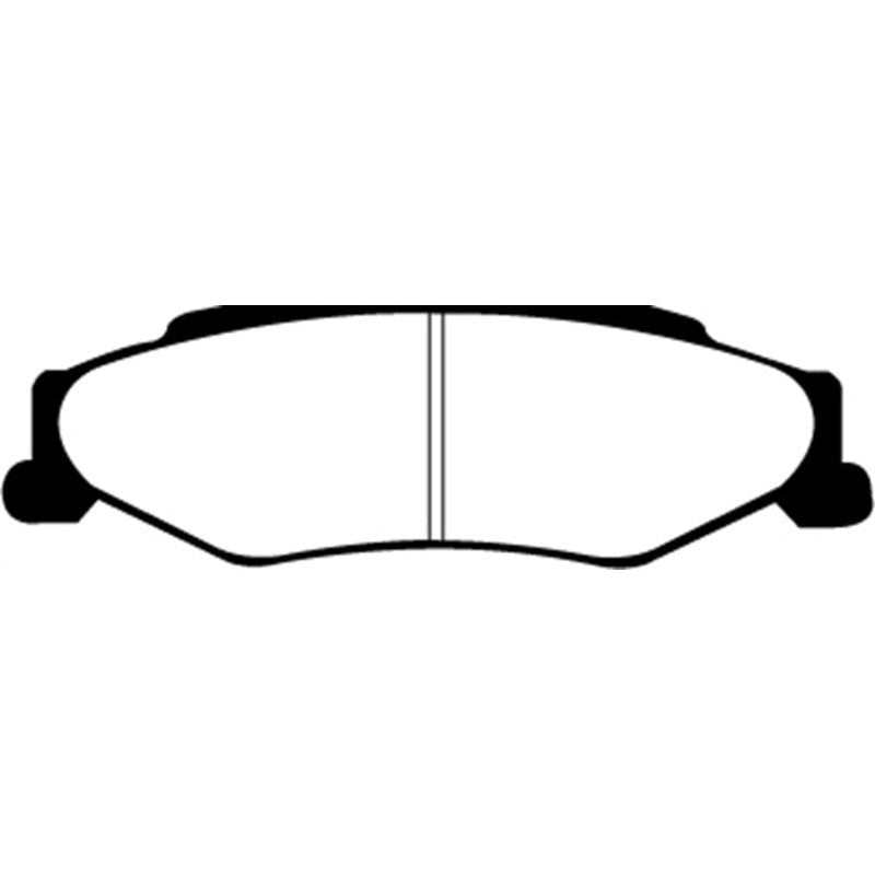 EBC 03-04 Cadillac XLR 4.6 Greenstuff Rear Brake Pads EBC Brake Pads - Performance