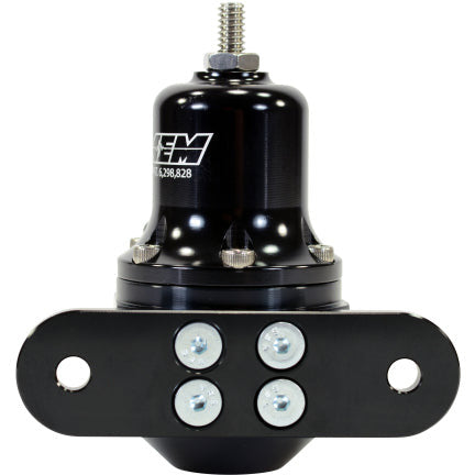 AEM High Capacity Universal Black Adjustable Fuel Pressure Regulator AEM Fuel Pressure Regulators