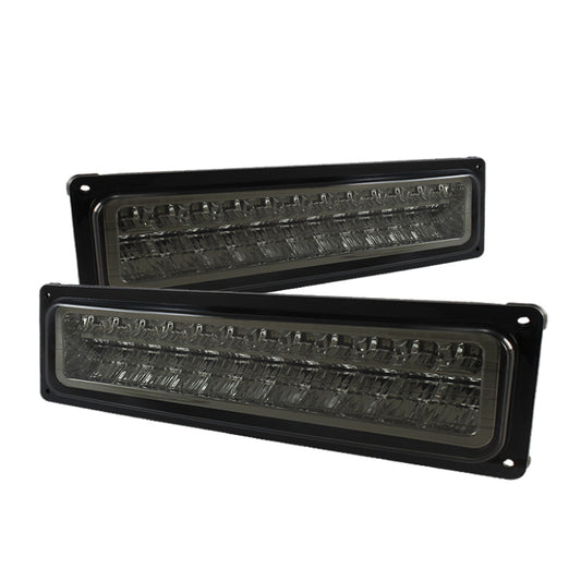 Xtune Chevy C10 88-98 LED Bumper Lights Smoke CPL-CCK94-LED-SM SPYDER Sidemarkers & Indicators