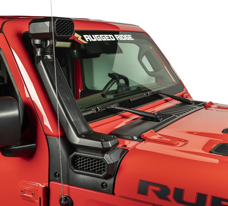 Rugged Ridge AmFib Low/High Mount Snorkel System 18-20 Jeep Wrangler JL 2020 JT Rugged Ridge Air Intake Components