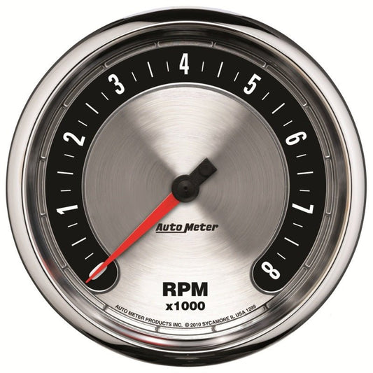 Autometer American Muscle 5in. 0-8K RPM In-Dash Tachometer Gauge AutoMeter Gauges