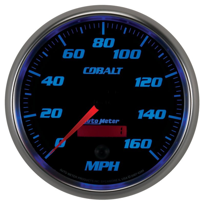 Autometer Cobalt 5in 160mph In-Dash Electronic Programmable Speedometer AutoMeter Gauges