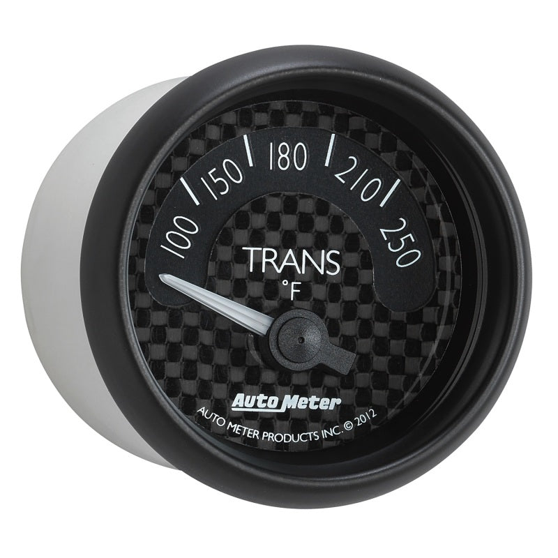 Autometer GT Series 52mm Short Sweep Electronic 100-250 Deg F Transmission Temperature AutoMeter Gauges