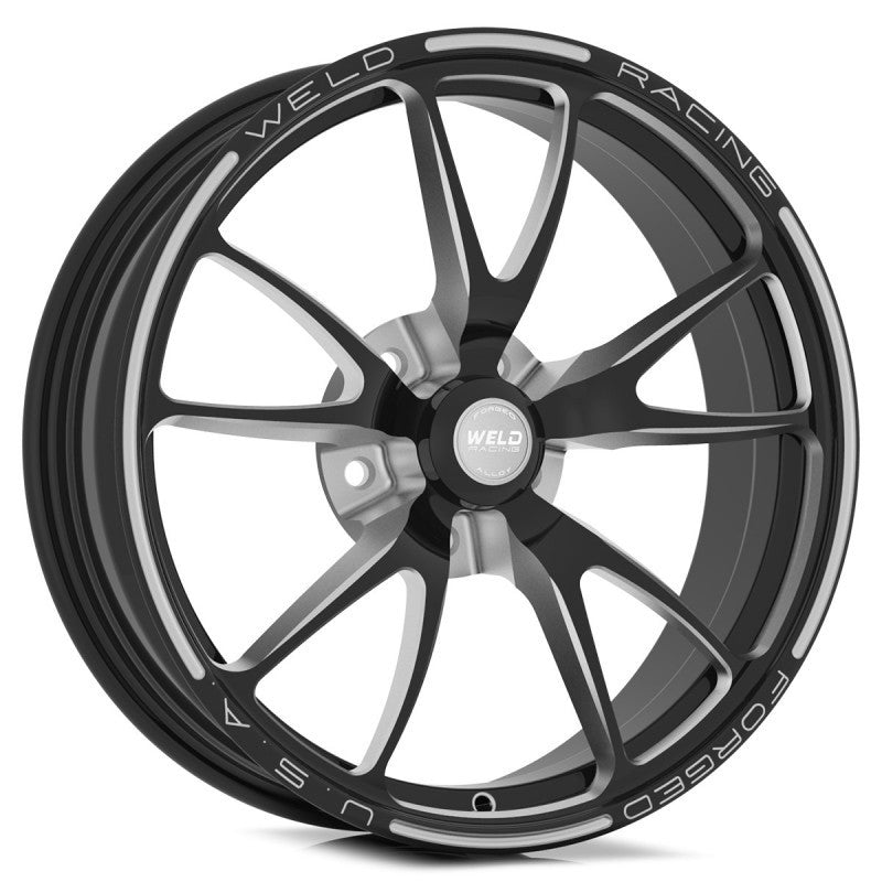 Weld Full Throttle 1-Piece 17x4.5 / 5x4.75 BP / 2.25in. BS Black Wheel - Non-Beadlock Weld Wheels - Forged