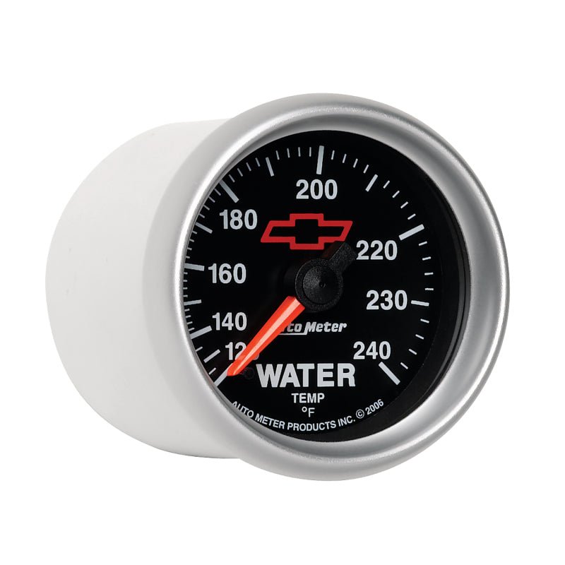 Autometer Sport-Comp II 2-1/16in 120-240 Deg Mechanical Water Temp Gauge - Bowtie Black AutoMeter Gauges