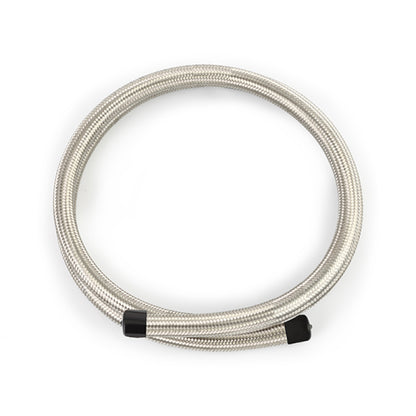 Mishimoto 6Ft Stainless Steel Braided Hose w/ -4AN Fittings - Stainless Mishimoto Oil Line Kits