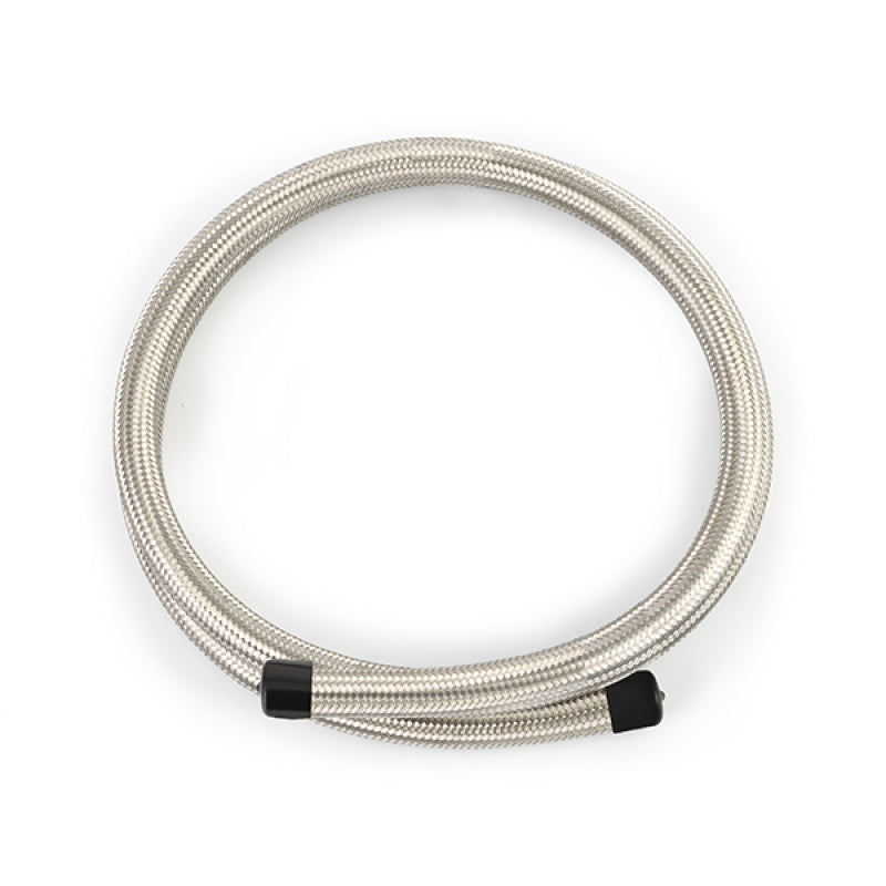 Mishimoto 6Ft Stainless Steel Braided Hose w/ -8AN Fittings - Stainless Mishimoto Oil Line Kits
