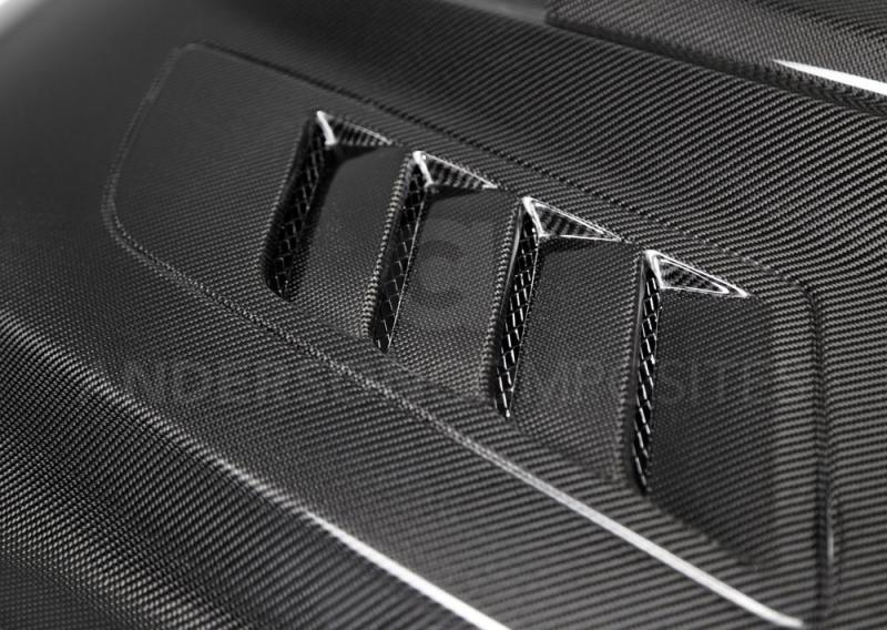 Anderson Composites 15-17 Ford Mustang (Excl. GT350/GT350R) Ram Air Double Sided Hood
