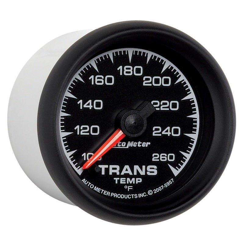 Autometer ES 52.4mm Full Sweep Electronic 100-260 Degree F Transmission Temprature Gauge AutoMeter Gauges