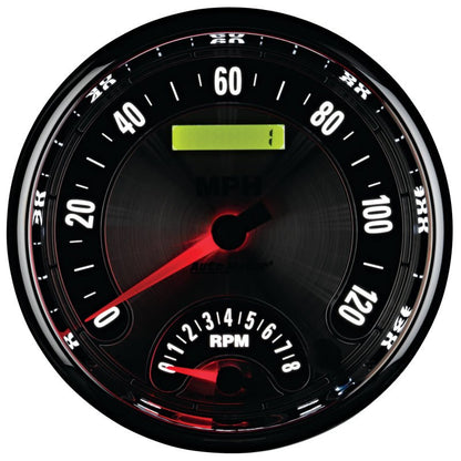 Autometer American Muscle 5in Tach Speedo Combo In-Dash AutoMeter Gauges