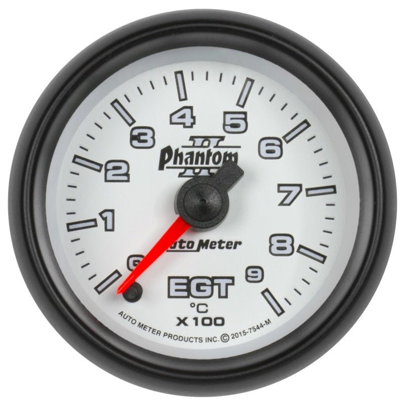 Autometer Phantom II Gauge Pyrometer (Egt) 2 1/16in 900c Digital Stepper Motor Phantom II AutoMeter Gauges