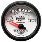 Autometer Phantom II 52.4mm Shortl Sweep Electronic 100-350 Def F Transmission Temperature Gauge AutoMeter Gauges