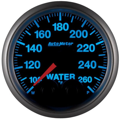 Autometer Elite 52mm 100-260 Degress F Water Temperature Peak and Warn Gauge w/ Electonic Control AutoMeter Gauges