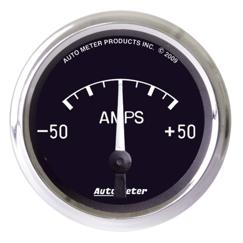 AutoMeter Gauge Ammeter 2-1/16in. 50A Electric Cobra AutoMeter Gauges