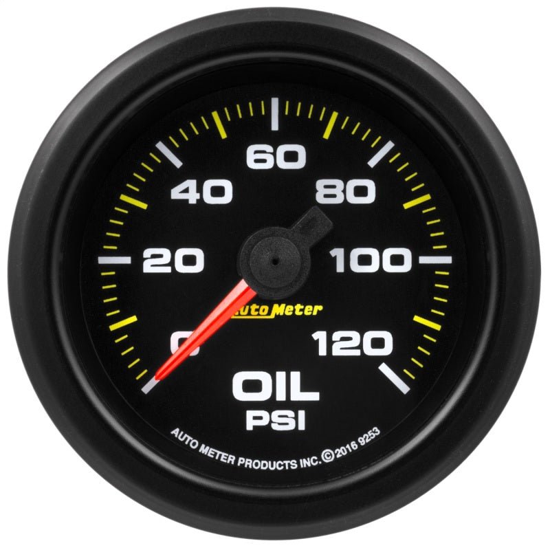 Autometer Extreme Environment 2-1/16in 120psi Stepper Motor Oil Pressure Gauge w/ Warning Light AutoMeter Gauges