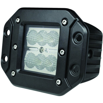 Hella Value Fit Flush Mount 3in 18W Cube Flood Beam LED Light Hella Light Bars & Cubes