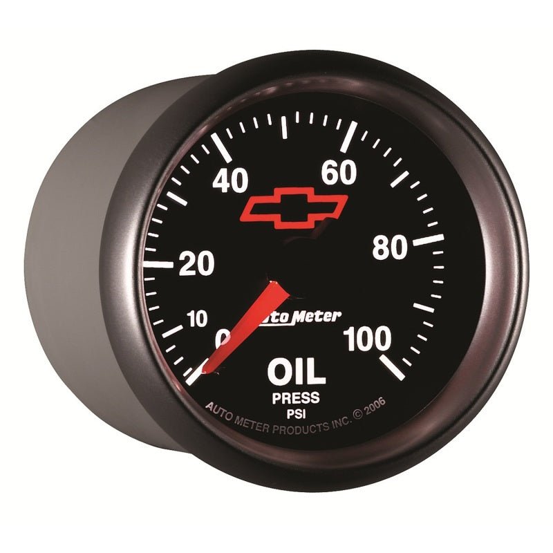 Autometer Sport-Comp II GM 52mm 0-100 PSI Mechanical Oil Pressure Gauge AutoMeter Gauges