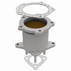 MagnaFlow Direct Fit Catalytic Converter 98 Mazda Protege Front