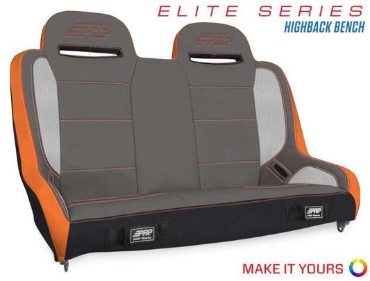 PRP Elite Series High Back Rear Suspension Bench Seat (40-53In.)