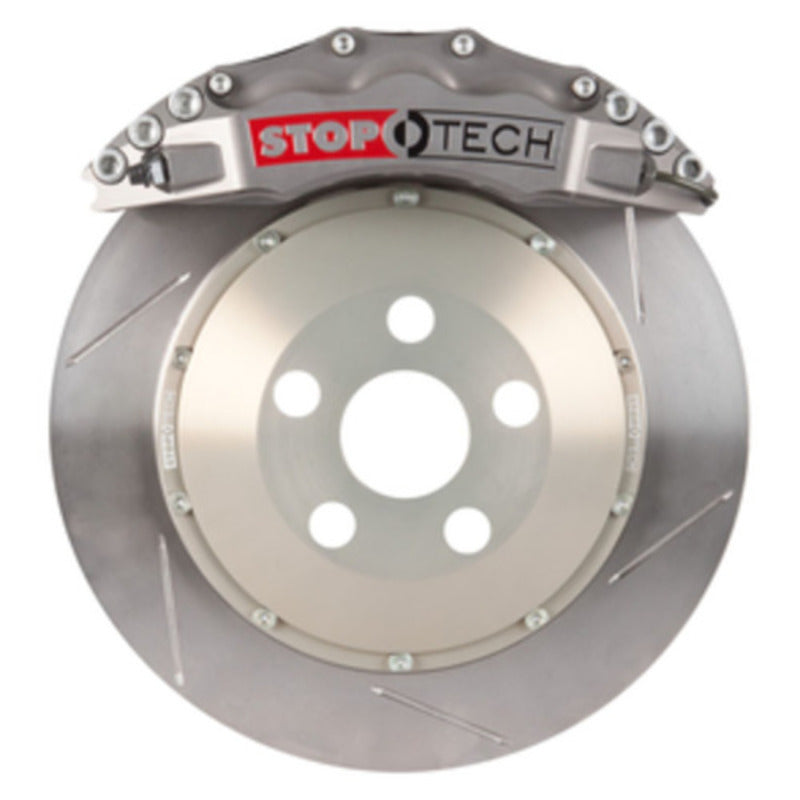 StopTech 06-13 Chevrolet Corvette Z06 Front BBK w/Trophy STR-60 Calipers Slotted 355x32mm Rotor Stoptech Big Brake Kits