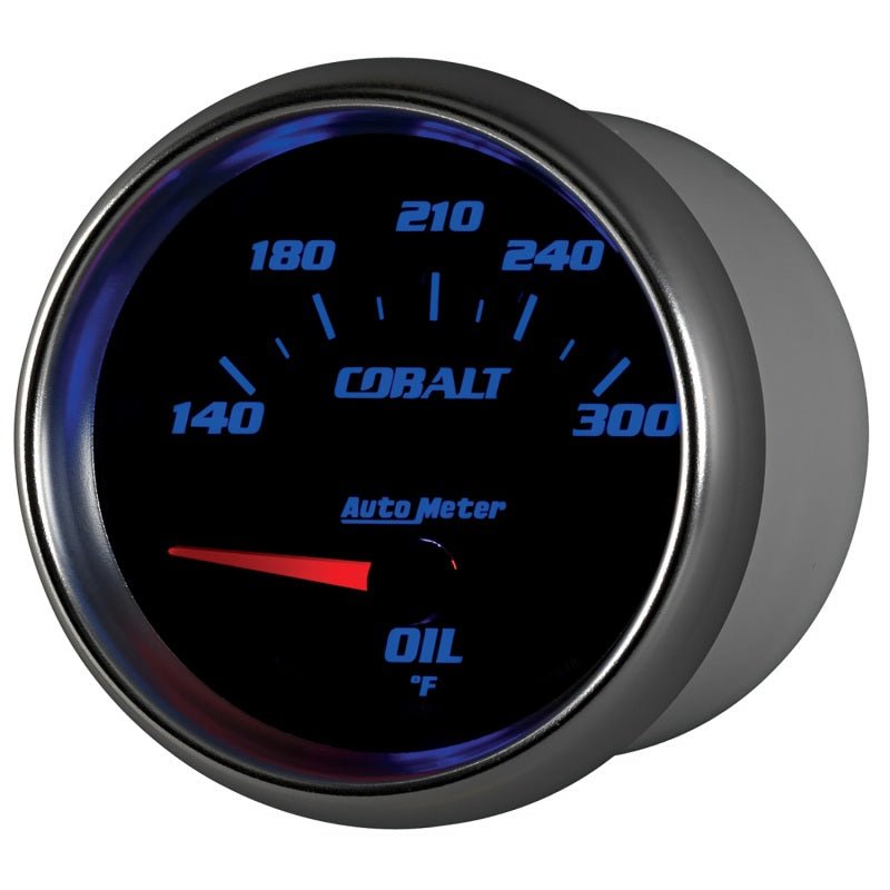 Autometer Cobalt 66.7mm 140-300 Degree F Electric Oil Temperature Gauge AutoMeter Gauges