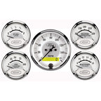 Autometer Ford Racing Kit Box (5 pc In-Dash Elec Speedo/Oil Pressure/Water Temp/Fuel Level/Volt) AutoMeter Gauges