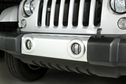 Rugged Ridge 07-18 Jeep Wrangler JK Black Fog Light Euro Guards Rugged Ridge Light Covers and Guards