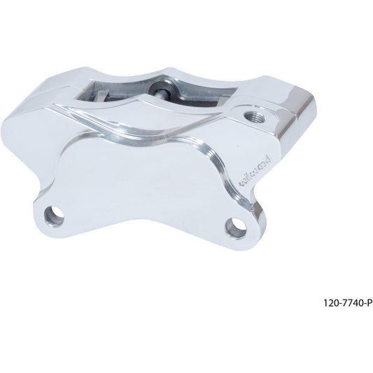 Wilwood Caliper-GP310 Polished Rear 1.25in Pistons .25in Disc Wilwood Brake Calipers - Perf