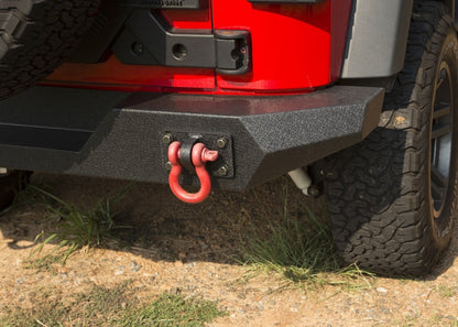 Rugged Ridge Spartan Rear Bumper Full Width 07-18 Jeep Wrangler JK Rugged Ridge Bumpers - Steel