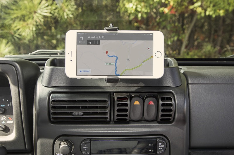 Rugged Ridge Dash Multi-Mount W/Phone Holder 97-06 Jeep Wrangler Rugged Ridge Dash & Interior Trim