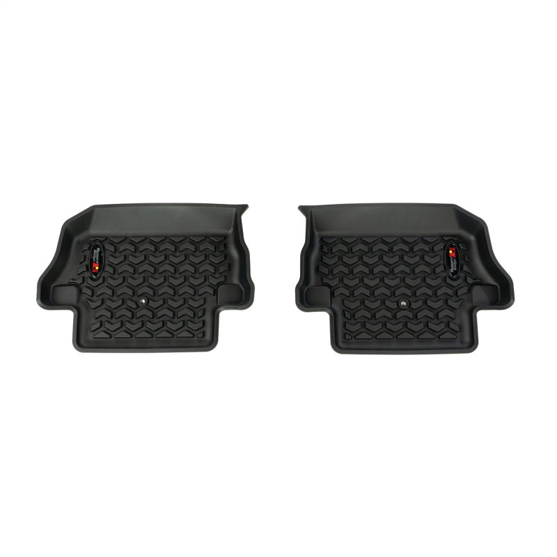 Rugged Ridge Floor Liner Rear Black 2018-2020 Jeep Wrangler JL 2 Dr Rugged Ridge Floor Mats - Rubber