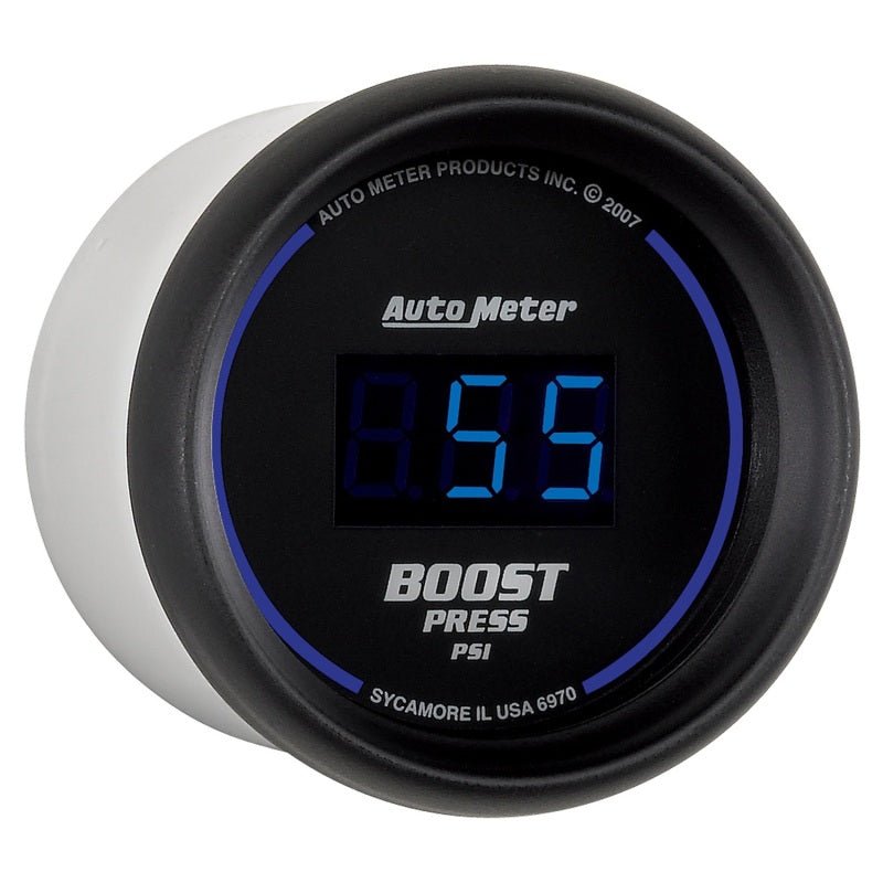 Autometer Cobalt Digital 52mm Digital 5-60 PSI Boost Gauge AutoMeter Gauges