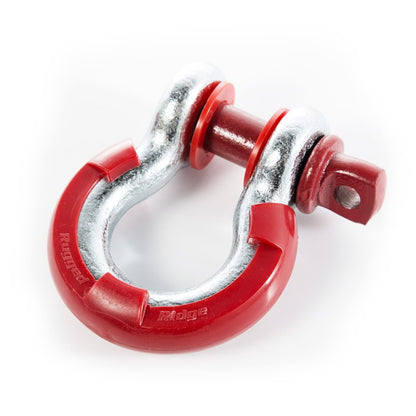 Rugged Ridge 3/4in Red D-Ring Isolator Kit Rugged Ridge Shackle Kits