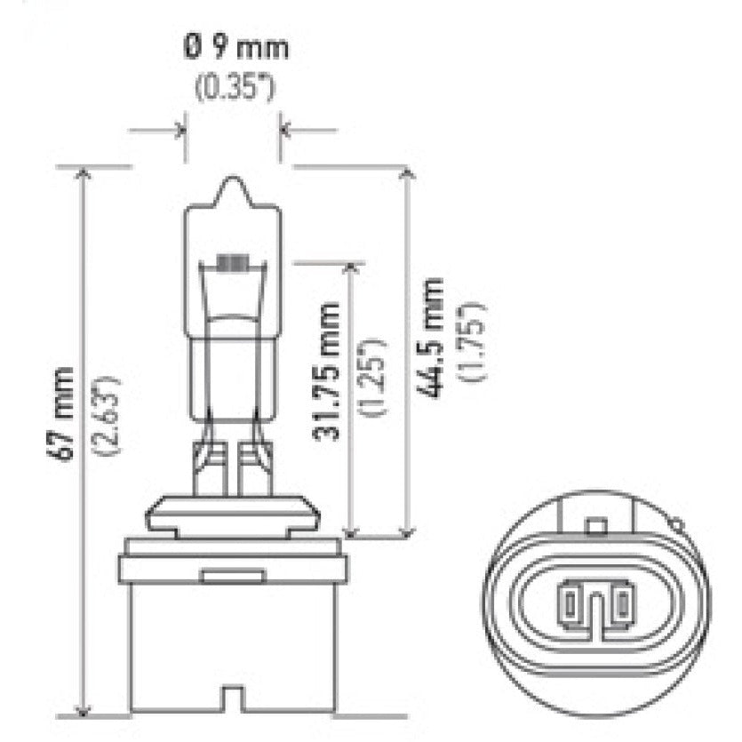 Hella Bulb 884 12V 27W Pg13 T325 Hella Bulbs