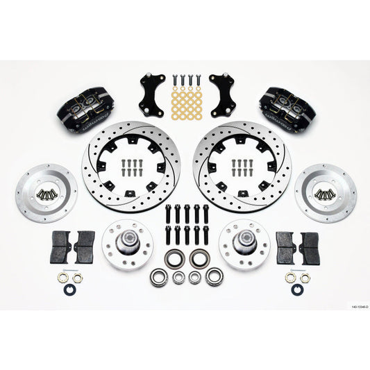 Wilwood Dynapro Dust-Boot Front Kit 12.19in Drilled WWE ProSpindle Wilwood Big Brake Kits