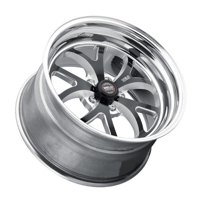 Weld S76 15x4 / 5x4.75 BP / 1.5in. BS Black Wheel (Medium Pad) - Non-Beadlock Weld Wheels - Forged