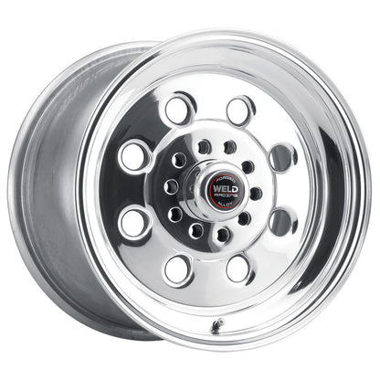 Weld Draglite 15x15 / 5x4.5 & 5x4.75 BP / 6.5in. BS Polished Wheel - Non-Beadlock Weld Wheels - Forged