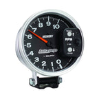 Autometer 5 inch 10,000 RPM w/ Peak Memory Pedestal Tachometer Auto Gage - Black AutoMeter Gauges