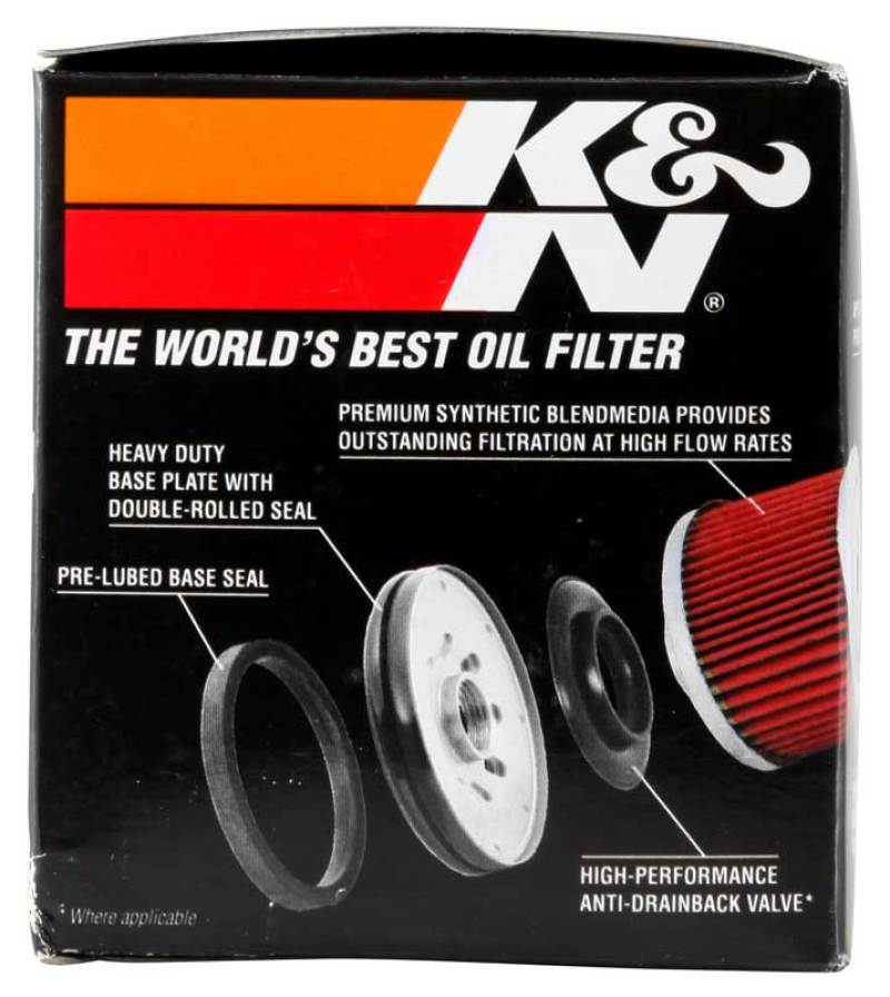 K&N Oil Filter Powersports Canister Chrome