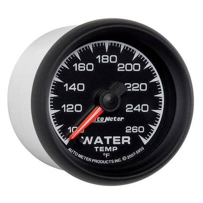 Autometer ES 52.4mm 100-260 deg. F Water Temprature Gauge AutoMeter Gauges