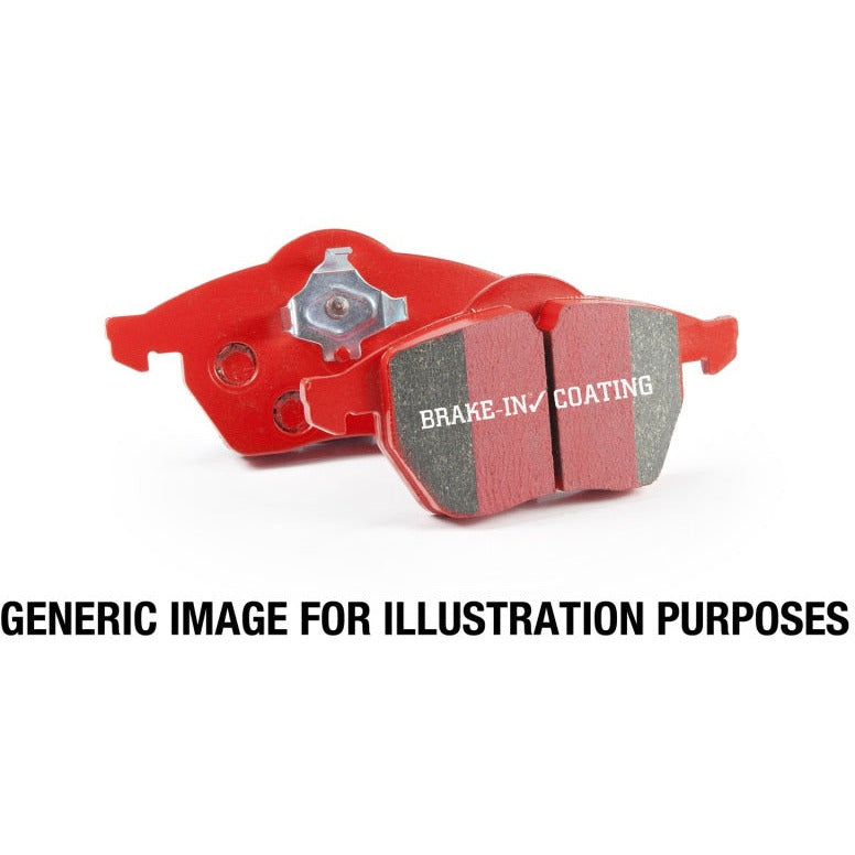 EBC 10-13 Chevrolet Corvette (C6) 6.2 Grand Sport Redstuff Rear Brake Pads EBC Brake Pads - Performance