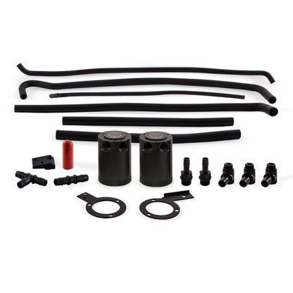 Mishimoto 08-14 Subaru STI Baffled Oil Catch Can Kit - Black