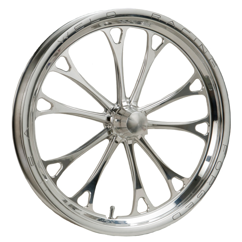 Weld V-Series 1-Piece 17x2.25 / Anglia Spindle MT / 1.13in. BS Polished Wheel - Non-Beadlock Weld Wheels - Forged