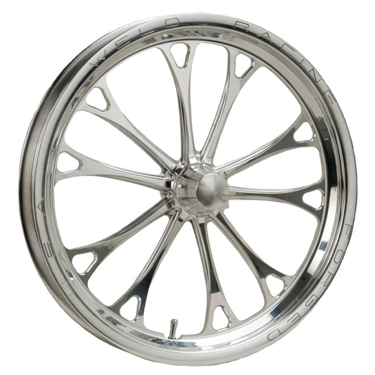 Weld V-Series 1-Piece 17x3.5 / Strange Spindle MT / 1.75in. BS Polished Wheel - Non-Beadlock Weld Wheels - Forged