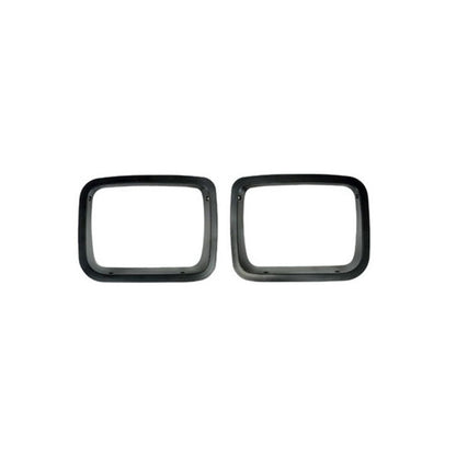 Rugged Ridge Headlight Bezels Black 87-95 Jeep Wrangler YJ Rugged Ridge Light Mounts