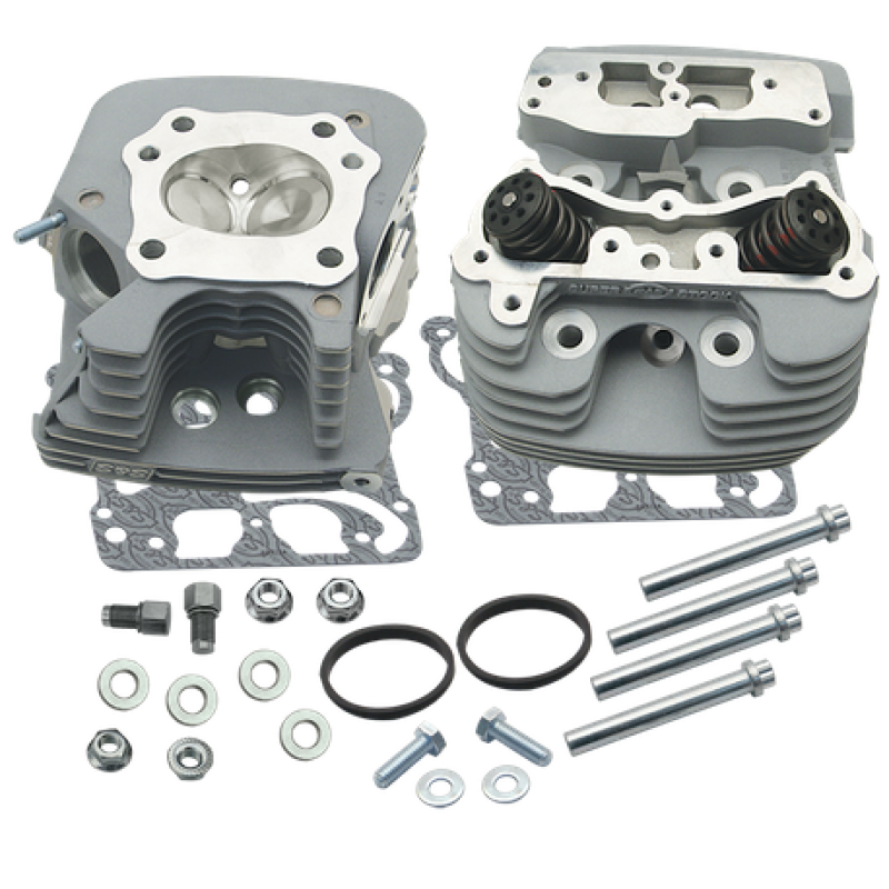 S&S Cycle 08-16 Touring Super Stock 89cc Cylinder Head Kit - Silver