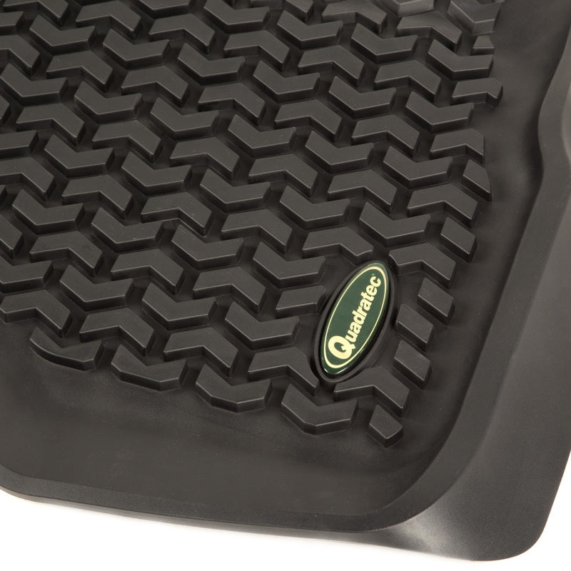 Rugged Ridge Floor Liner Front Black 2017-2018 Ford F-250 / F-350 / F-450 / F-550 Regular Rugged Ridge Floor Mats - Rubber